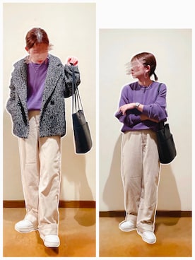 hi-☻*さん（レディース・150cm）の冬コーディネート