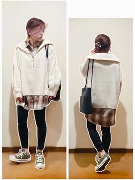 hi-☻*さん(レディース・150cm)の冬コーディネート