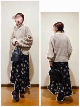 hi-☻*さん(レディース・150cm)の冬コーディネート