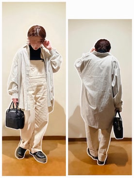 「ALTROSE（アルトローズ）の2WAY ミニボストン　[ラピス]（ショルダーバッグ）」を使った、hi-☻*さん（レディース・150cm）の秋コーディネート