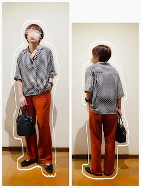 「ALTROSE（アルトローズ）の2WAY ミニボストン　[ラピス]（ショルダーバッグ）」を使った、hi-☻*さん（レディース・150cm）の夏コーディネート