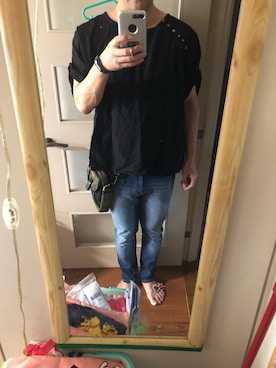 「チャイハネ（チャイハネ）のアイテム（トップス）」を使った、ttssさん（メンズ・176cm）の冬コーディネート