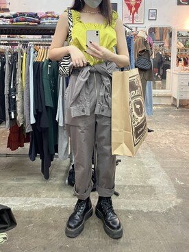 「名古屋モード学園」｜美羽さん（レディース・162cm）の秋コーディネート