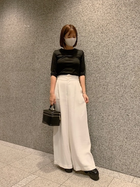 「BARAK（バラク）のアイテム」を使った、Non Miuraさん（レディース・161cm）の秋コーディネート