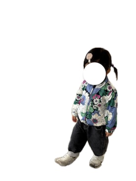 「GAP（ギャップ）のアイテム（ジャケット/アウター）」を使った、cotamuさん（キッズ・90cm）の春コーディネート