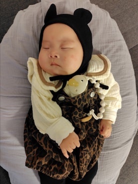 「アイテム（ママ＆ベビー）」を使った、utamomさん（レディース・159cm）の秋コーディネート