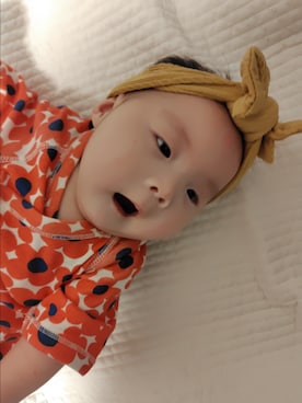 「アイテム（ヘアバンド）」を使った、utamomさん（レディース・159cm）の秋コーディネート
