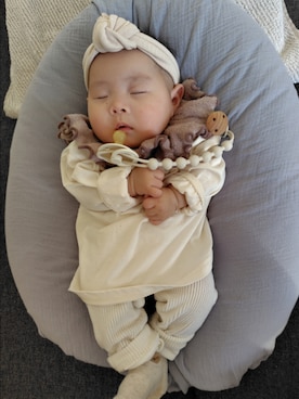 「アイテム（ヘアバンド）」を使った、utamomさん（レディース・159cm）の秋コーディネート