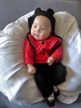 「アイテム（その他ベビーウェア）」を使った、utamomさん（レディース・159cm）の冬コーディネート