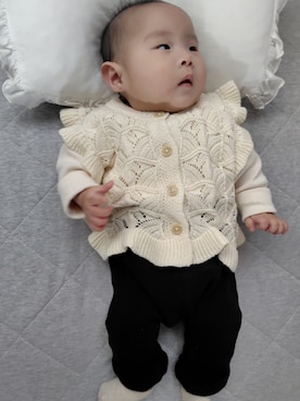 「アイテム（その他ベビーウェア）」を使った、utamomさん（レディース・159cm）の冬コーディネート