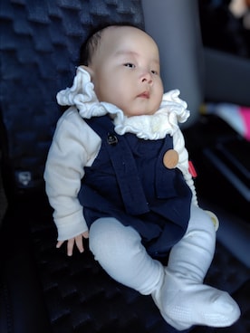 「アイテム（ママ＆ベビー）」を使った、utamomさん（レディース・159cm）の秋コーディネート