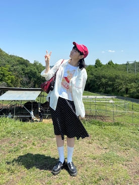 荒川ちかさん（レディース・163cm）の夏コーディネート