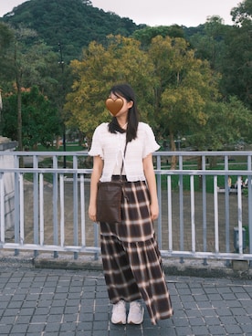 「アイテム（トップス）」を使った、cc_yhさん（レディース・158cm）の秋コーディネート