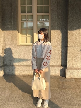 「CIAOPANIC TYPY（チャオパニックティピー）のアイテム（ブルゾン）」を使った、cc_yhさん（レディース・158cm）の春コーディネート