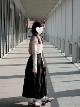 「アイテム（スカート）」を使った、cc_yhさん（レディース・158cm）の春コーディネート