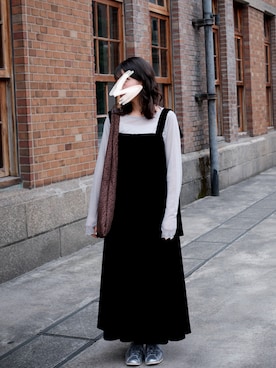 「CAROLINA GLASER（カロリナ グレイサー）のアイテム」を使った、cc_yhさん（レディース・158cm）の冬コーディネート