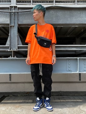 山田 統生さん（メンズ・182cm）の夏コーディネート