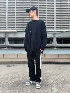 「ハイカットスニーカー」｜山田 統生さん（メンズ・182cm・20代）の夏コーディネート