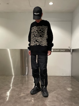 「DANKE SCHON（ダンケシェーン）のアイテム（帽子）」を使った、山田 統生さん（メンズ・182cm）の秋コーディネート