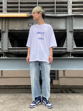 山田 統生さん（メンズ・182cm）の夏コーディネート