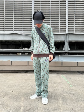 「Needles（ニードルス）のアイテム（ジャケット/アウター）」を使った、山田 統生さん（メンズ・182cm）の冬コーディネート