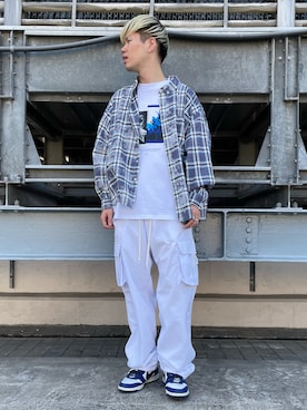 山田 統生さん（メンズ・182cm）の春コーディネート