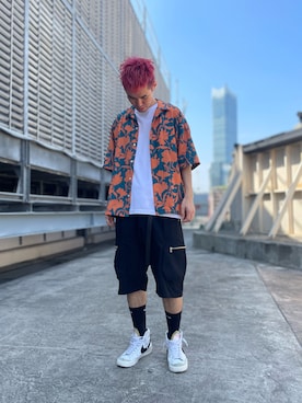 山田 統生さん（メンズ・182cm）の夏コーディネート