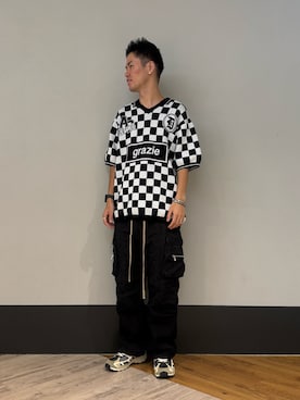 山田 統生さん(メンズ・182cm)の夏コーディネート