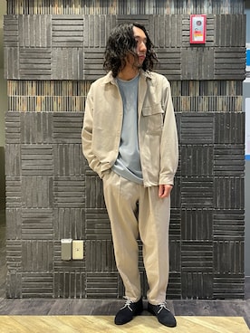 「MYSELF ABAHOUSE」｜むねのリーチさん（メンズ・174cm）の冬コーディネート