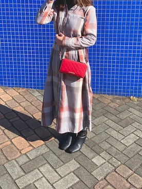 「HusHusH（ハッシュアッシュ）のアイテム」を使った、Yさん（レディース・153cm）の冬コーディネート