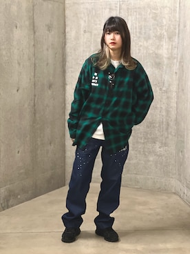 ヤマモトマイさん（レディース・165cm）の冬コーディネート