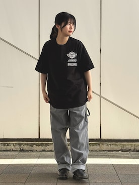 「AVIREX海老名」｜ヤマモトマイさん（レディース・165cm）の夏コーディネート