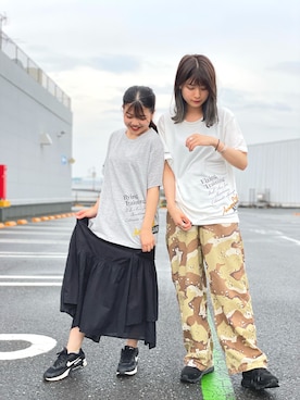 ヤマモトマイさん（レディース・165cm）の夏コーディネート