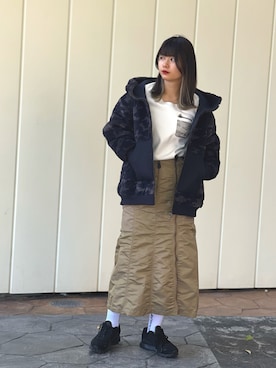 ヤマモトマイさん（レディース・165cm）の秋コーディネート