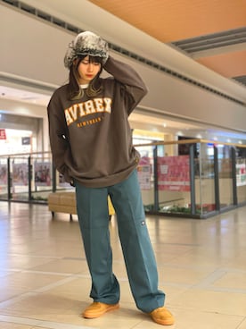 ヤマモトマイさん(レディース・165cm)の冬コーディネート