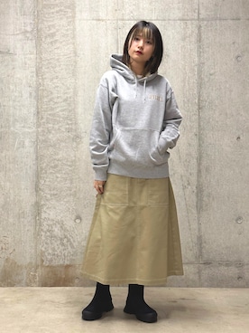 ヤマモトマイさん（レディース・165cm）の冬コーディネート