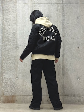 ヤマモトマイさん(レディース・165cm)の冬コーディネート