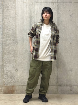 ヤマモトマイさん（レディース・165cm）の夏コーディネート