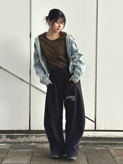 MOUSSY（マウジー） デニムジャケット gジャン 「AVIREX×MOUSSY」DENIM