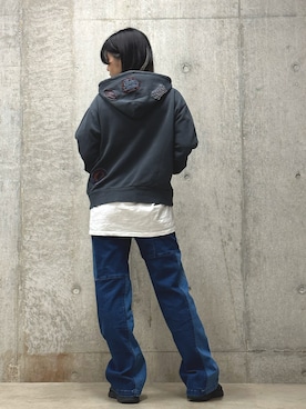 「新星WEARISTAにエントリー」｜ヤマモトマイさん（レディース・165cm）の冬コーディネート