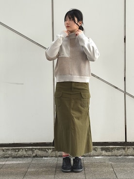 ヤマモトマイさん（レディース・165cm）の秋コーディネート