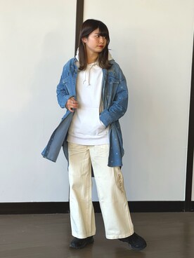 ヤマモトマイさん(レディース・165cm)の冬コーディネート