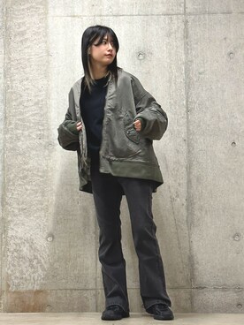 ヤマモトマイさん（レディース・165cm）の冬コーディネート