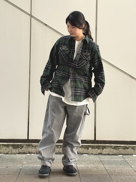 「AVIREX（アヴィレックス）のアイテム」を使った、ヤマモトマイさん（レディース・165cm）の夏コーディネート