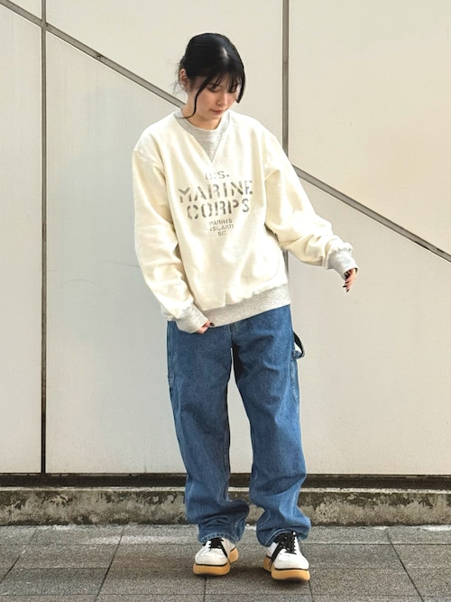 avirex⭐︎XL アヴィレックス ペインターパンツ ストライプ ワークデニム AVIREX アビレックス ペインターパンツ デニム バーシティ (783