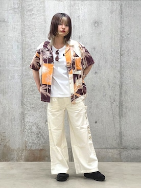 ヤマモトマイさん（レディース・165cm）の夏コーディネート