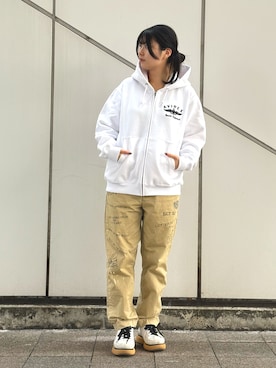 ヤマモトマイさん(レディース・165cm)の冬コーディネート