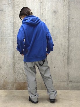 「アイテム（チノパンツ、その他）」を使った、ヤマモトマイさん（レディース・165cm）の冬コーディネート