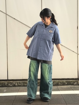 「AVIREX海老名」｜ヤマモトマイさん（レディース・165cm）の夏コーディネート
