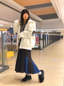 ヤマモトマイさん（レディース・165cm）の秋コーディネート